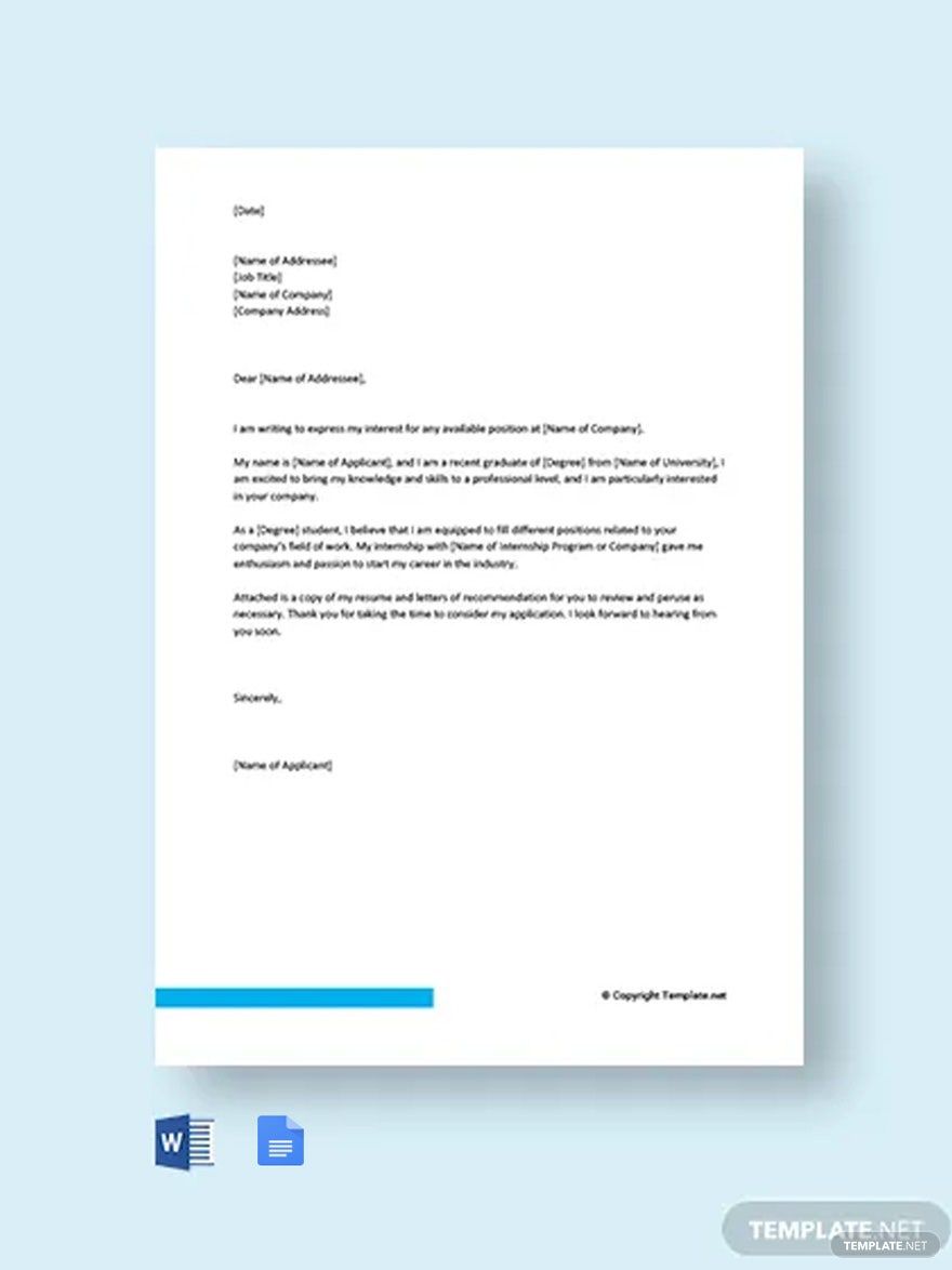 Application Letter